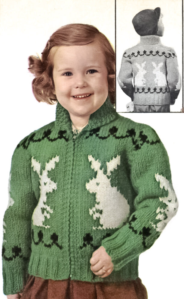 Bunny Cardigan Pattern