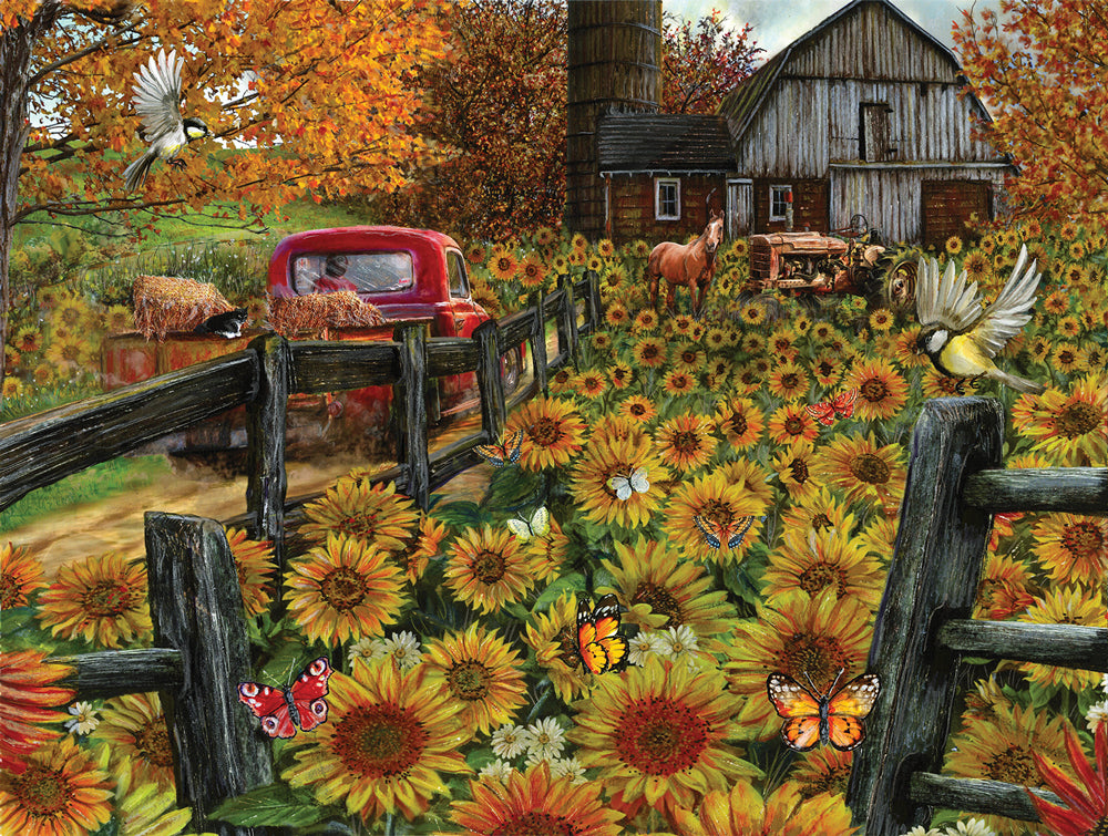 Sunflower Farm Jigsaw Puzzle