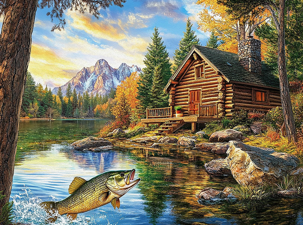 Lake House Jigsaw Puzzle