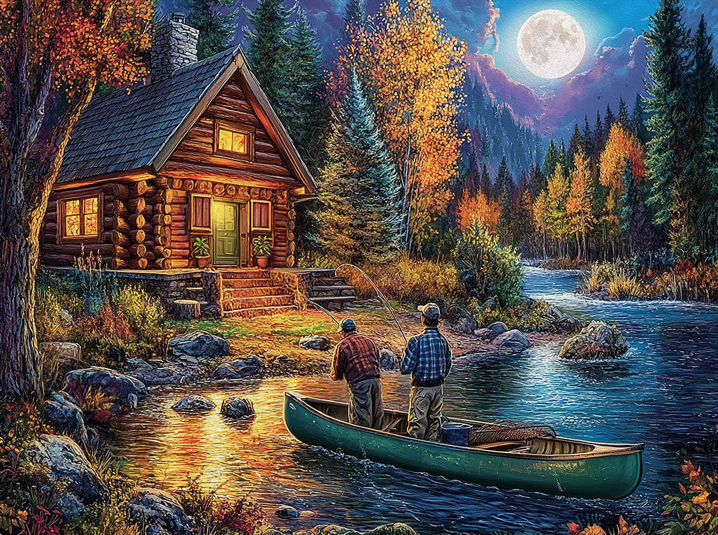 Night Fishing Jigsaw Puzzle