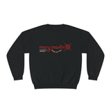 Sudadera con cuello redondo Mary Maxim - Logotipo rojo - Unisex