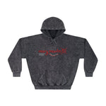 Mary Maxim Mineral Wash Hoodie - Red Logo - Unisex