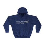 Sudadera con capucha Mary Maxim Mineral Wash - Logotipo blanco - Unisex