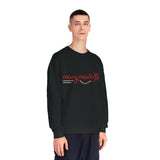 Sudadera con cuello redondo Mary Maxim - Logotipo rojo - Unisex