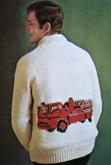 Fire Truck Cardigan Pattern