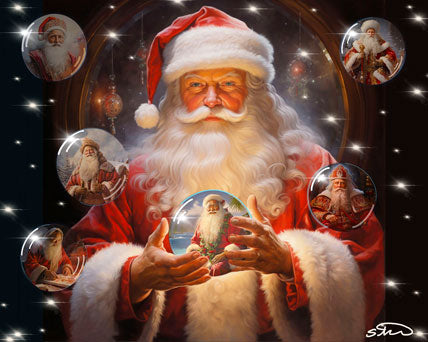 Rompecabezas de Papá Noel alrededor del mundo