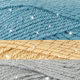 Glimmer Waves Crochet Throw