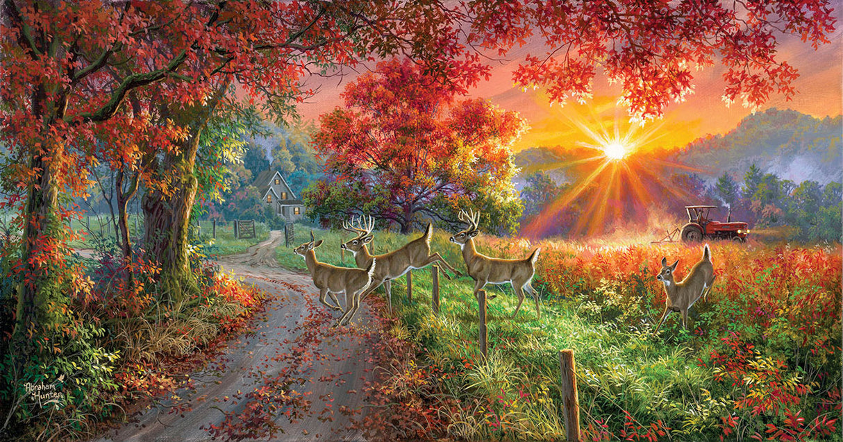 Puzzle de cerfs de Virginie de Country Lane