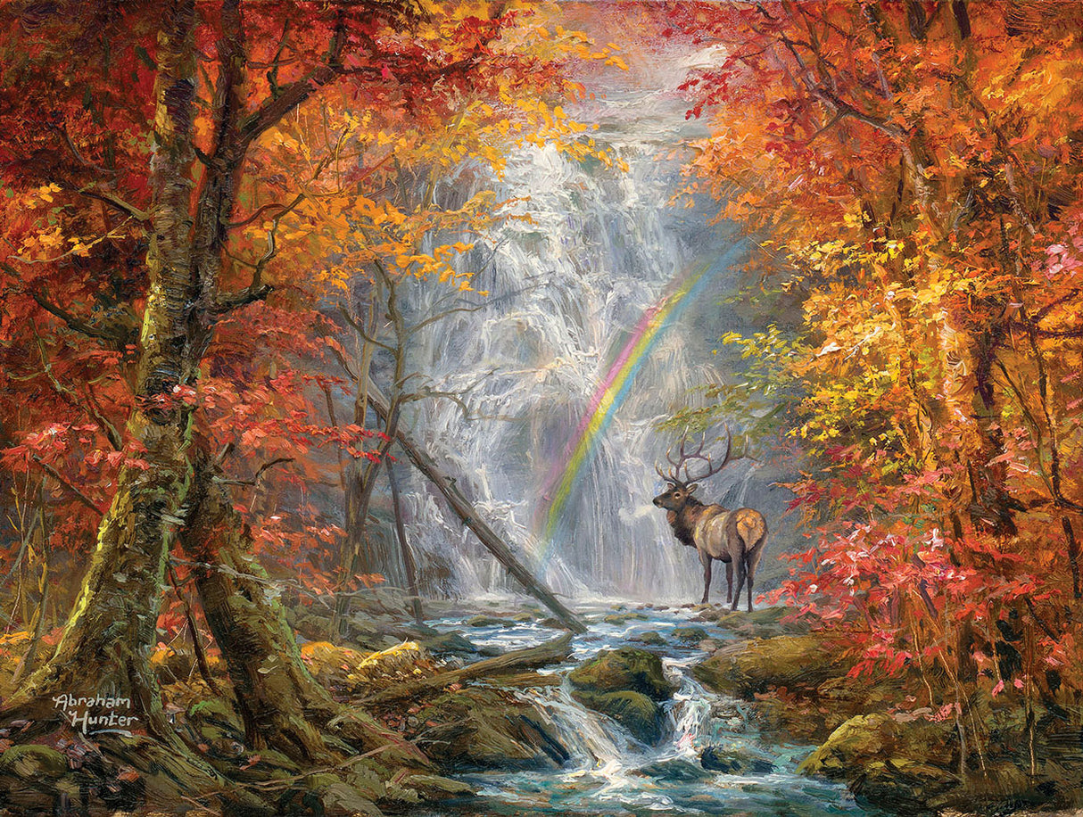 Wapiti Falls Jigsaw Puzzle