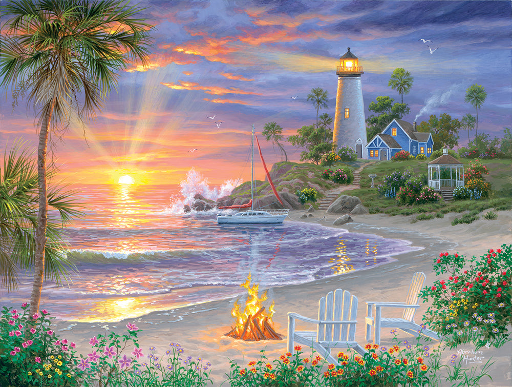 Honeymoon Sunset Jigsaw Puzzle