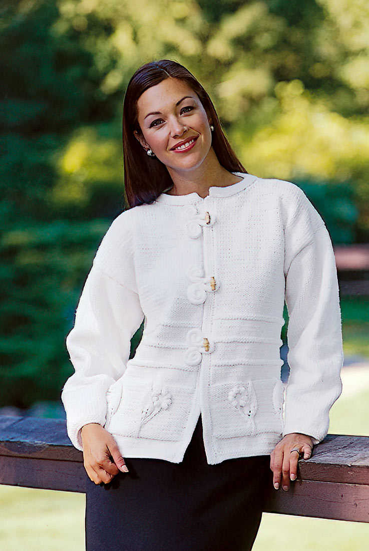 White Elegance Cardigan Pattern