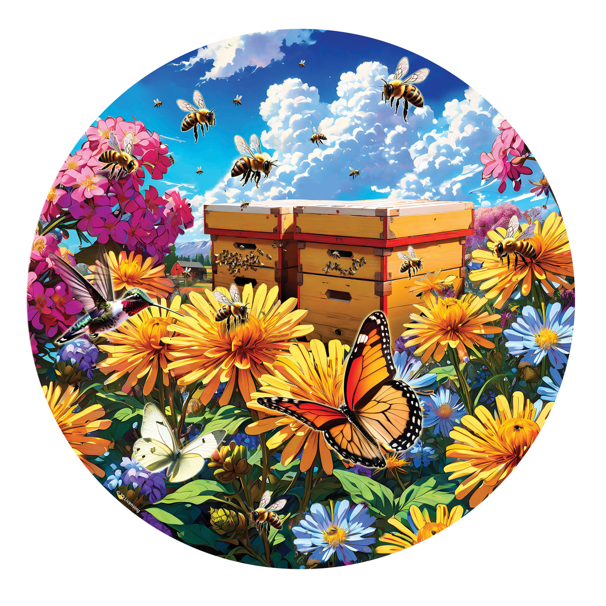 Butterflies and Bees Jigsaw Puzzle