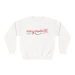 Sudadera con cuello redondo Mary Maxim - Logotipo rojo - Unisex