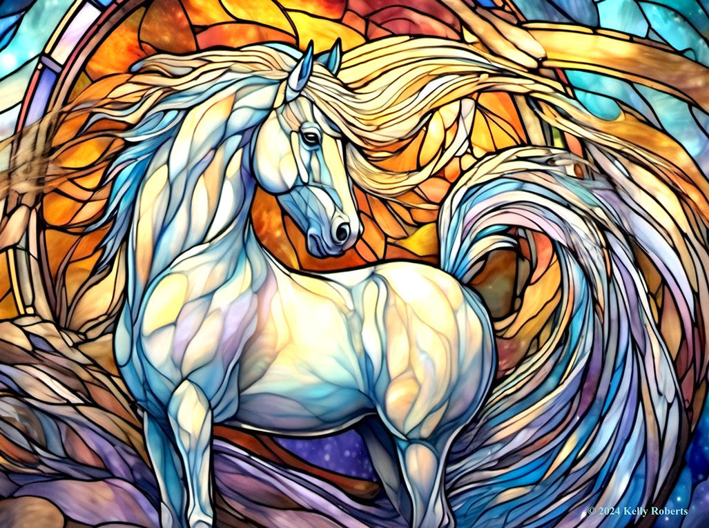 White Horse Jigsaw Puzzle