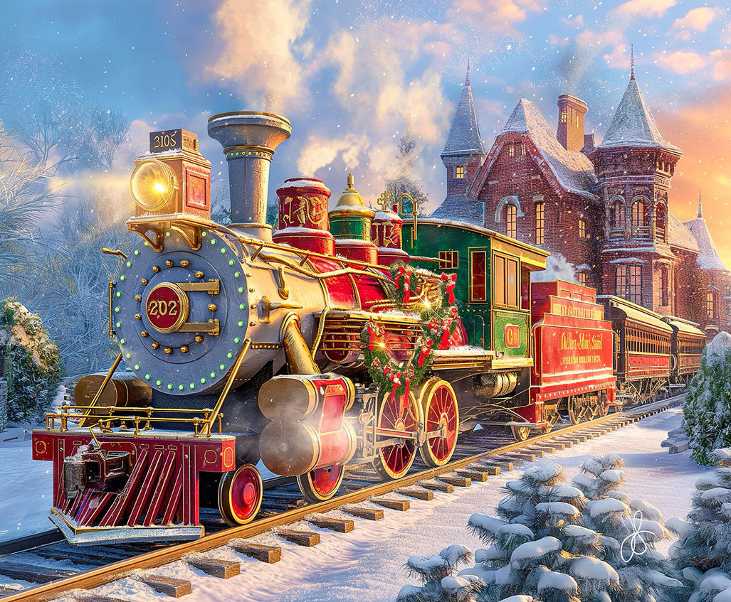 Christmas Train Ride Jigsaw Puzzle