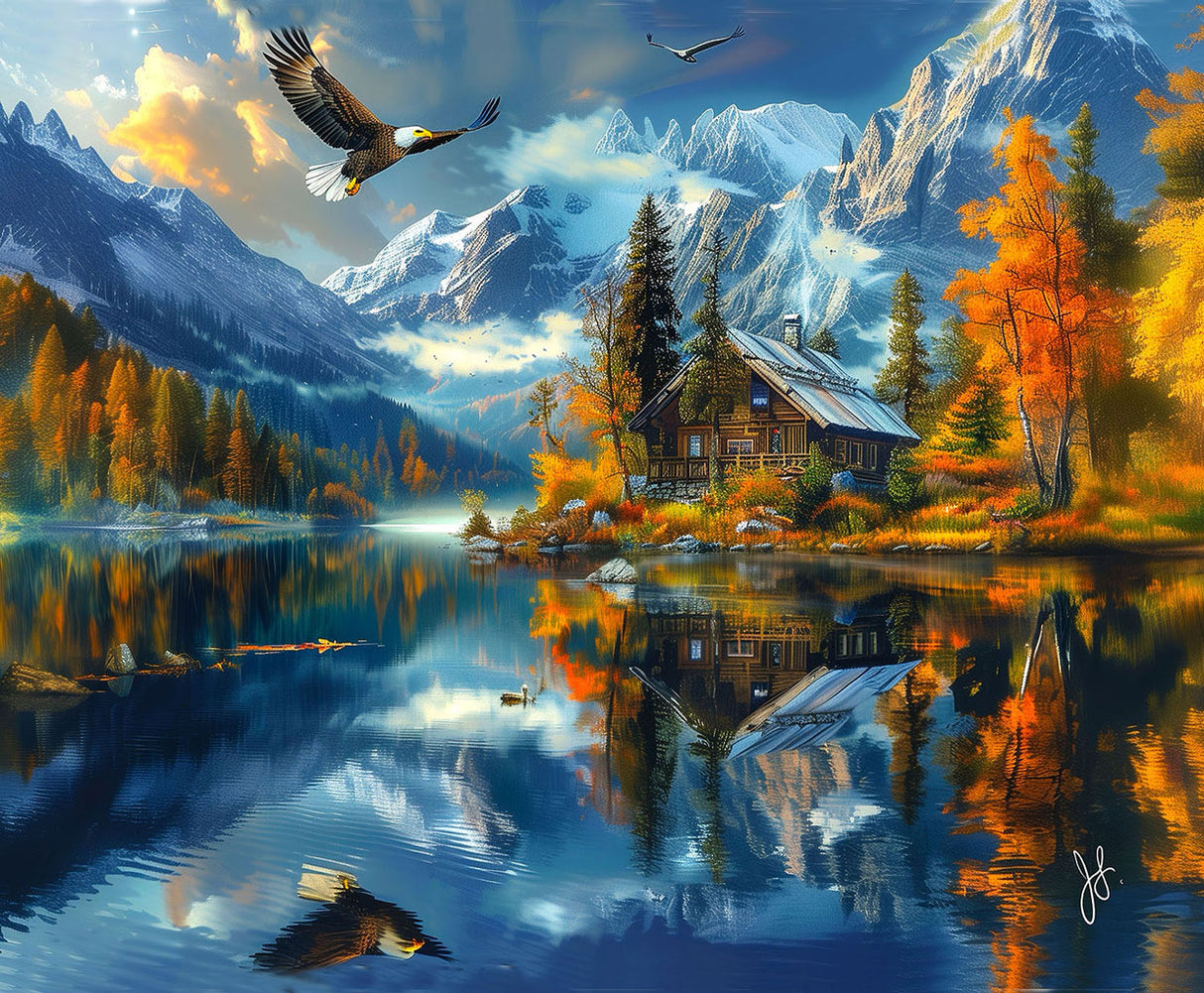 Peace on the Lake Jigsaw Puzzle