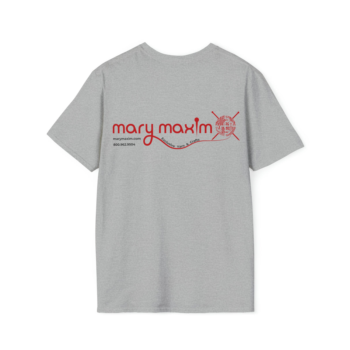 Camiseta Mary Maxim Softstyle delantera y trasera - Unisex