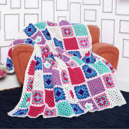 Free Pretty Patches Crochet Blanket Pattern