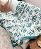 Snow Flurries Mosaic Blanket