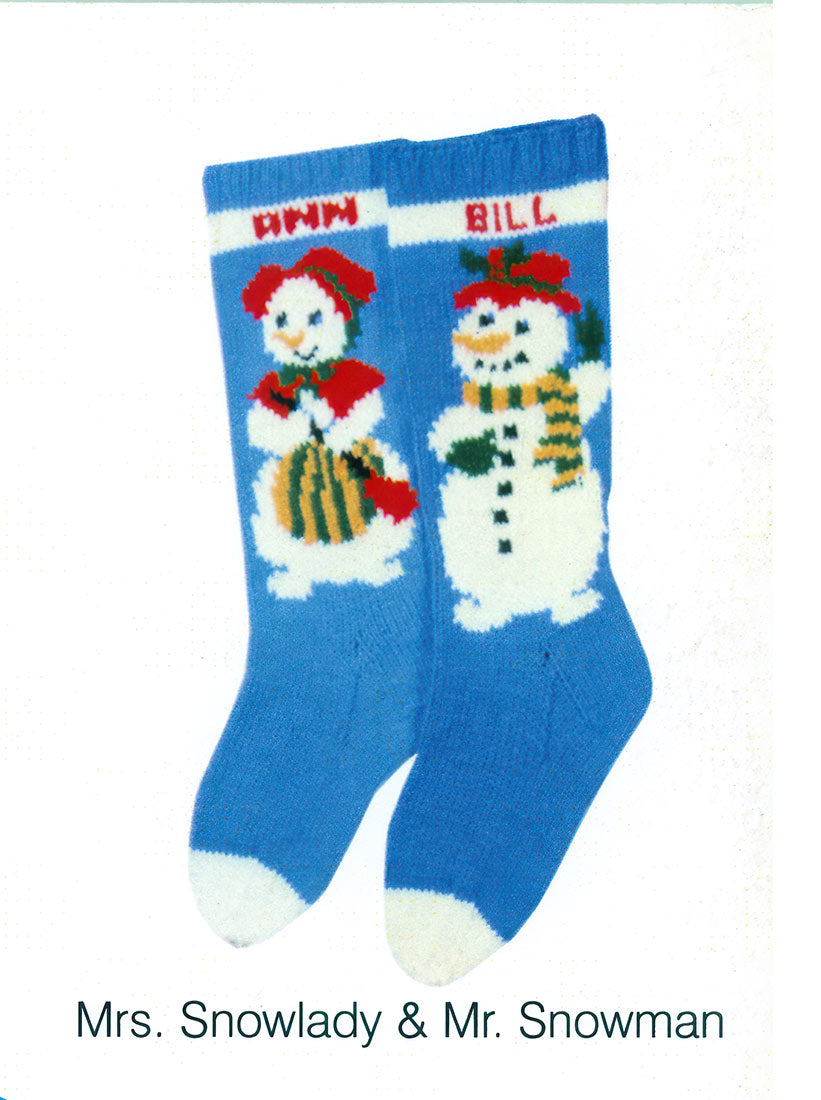 Mr. Snowman Stocking Pattern