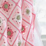 Little Miss Flower Baby Blanket