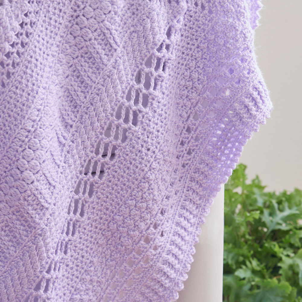 Lilac baby blanket sale