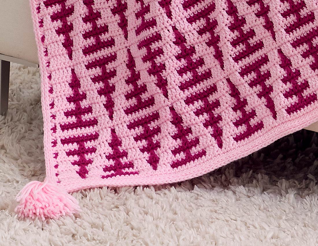 Think Pink Blanket Pattern