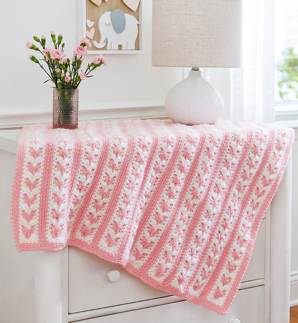 Hearts-A-Plenty Afghan Pattern