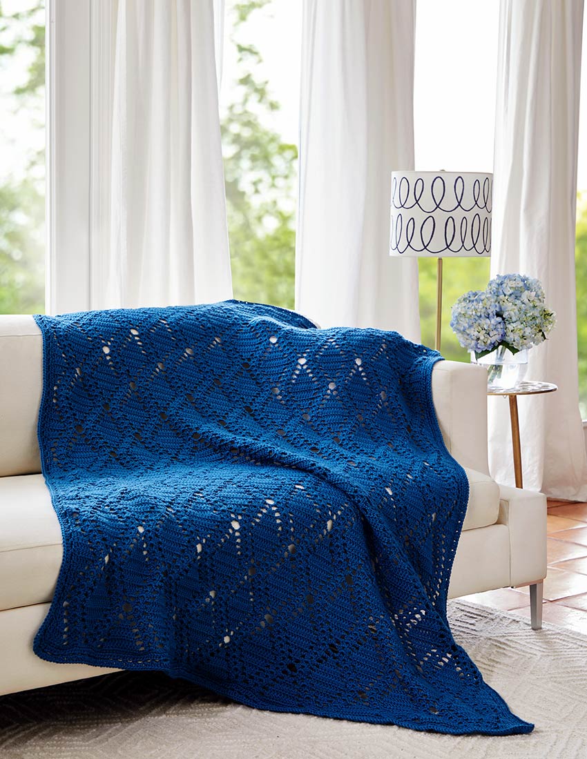 Forever Diamonds Throw Pattern