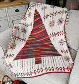 Yuletide Blanket with Plain Tree