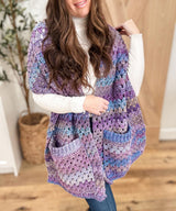 Chunky Granny Pocket Shawl