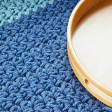 Crocheted 3 Color Blanket Pattern