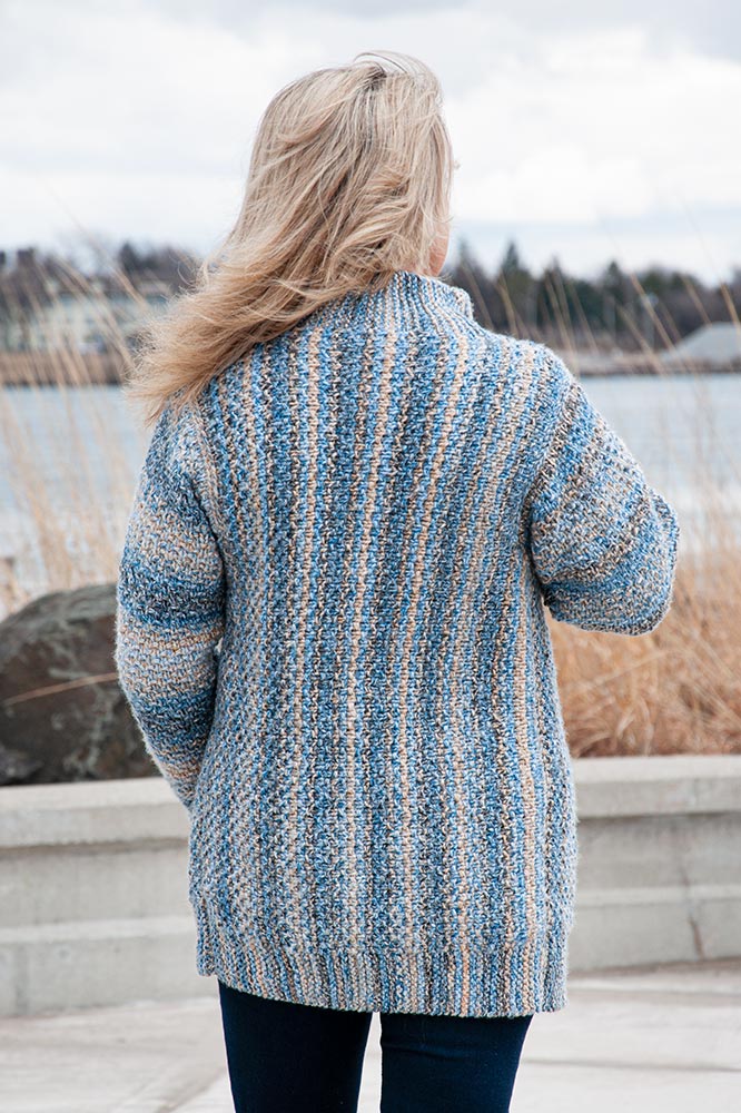 Modèle de veste merveilleusement tricotée
