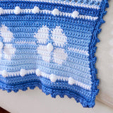 Flower Bands Blanket Pattern