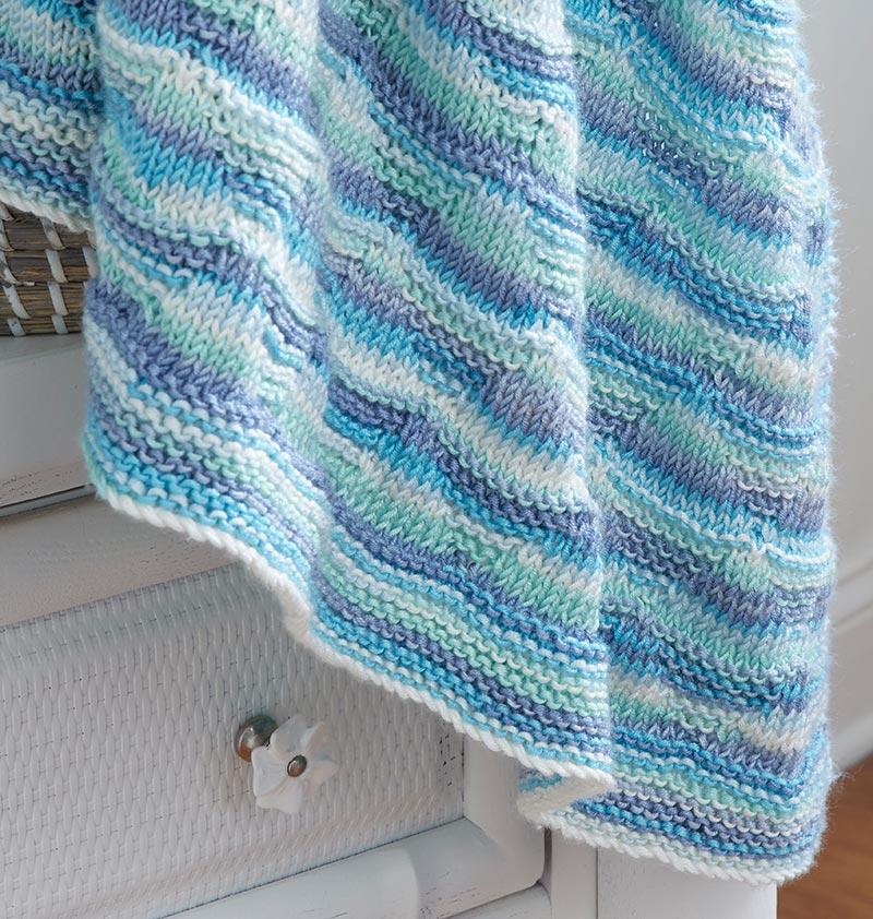 Modèle de couverture pour bébé en tricot le plus doux jamais créé