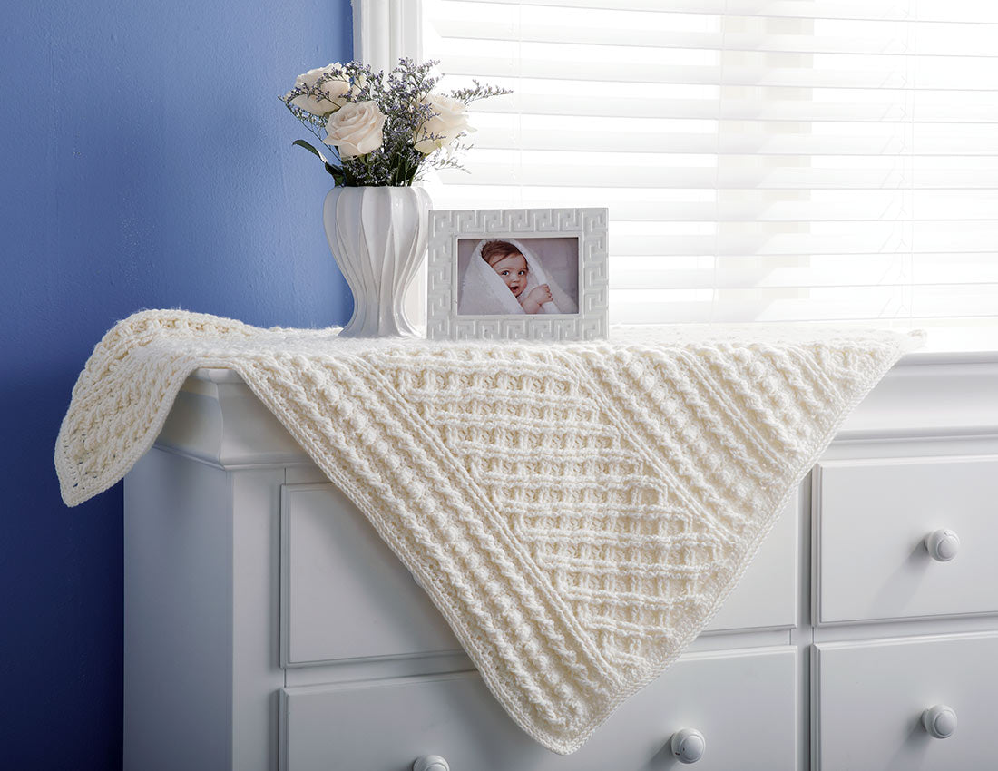 Crocheted Cables Blanket Pattern