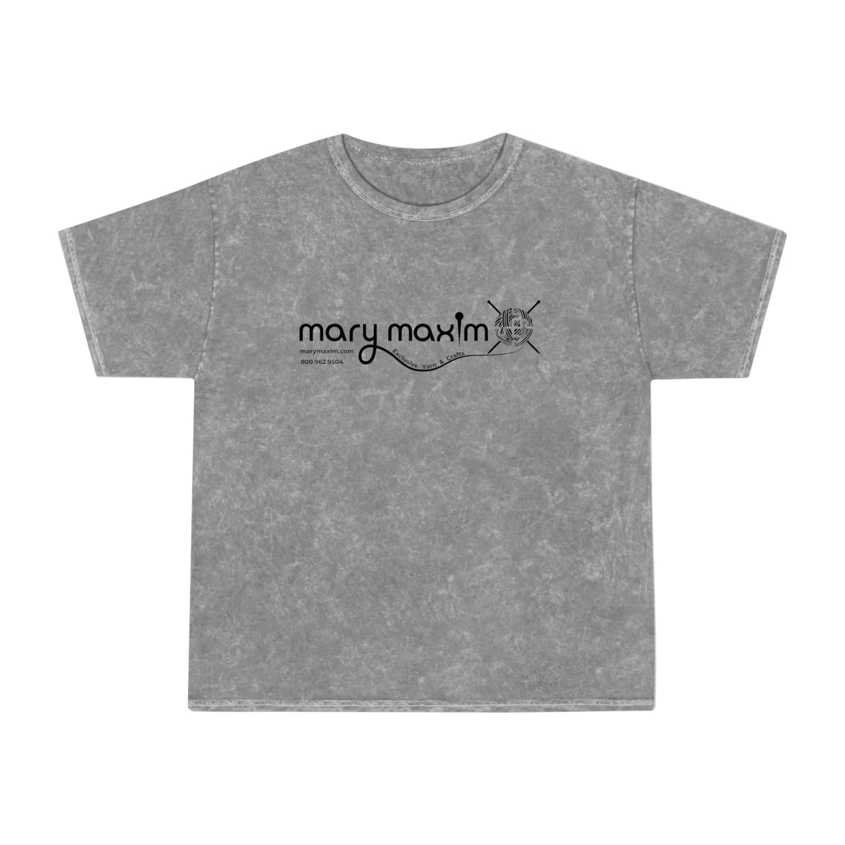 T-shirt délavé minéral Mary Maxim - Unisexe