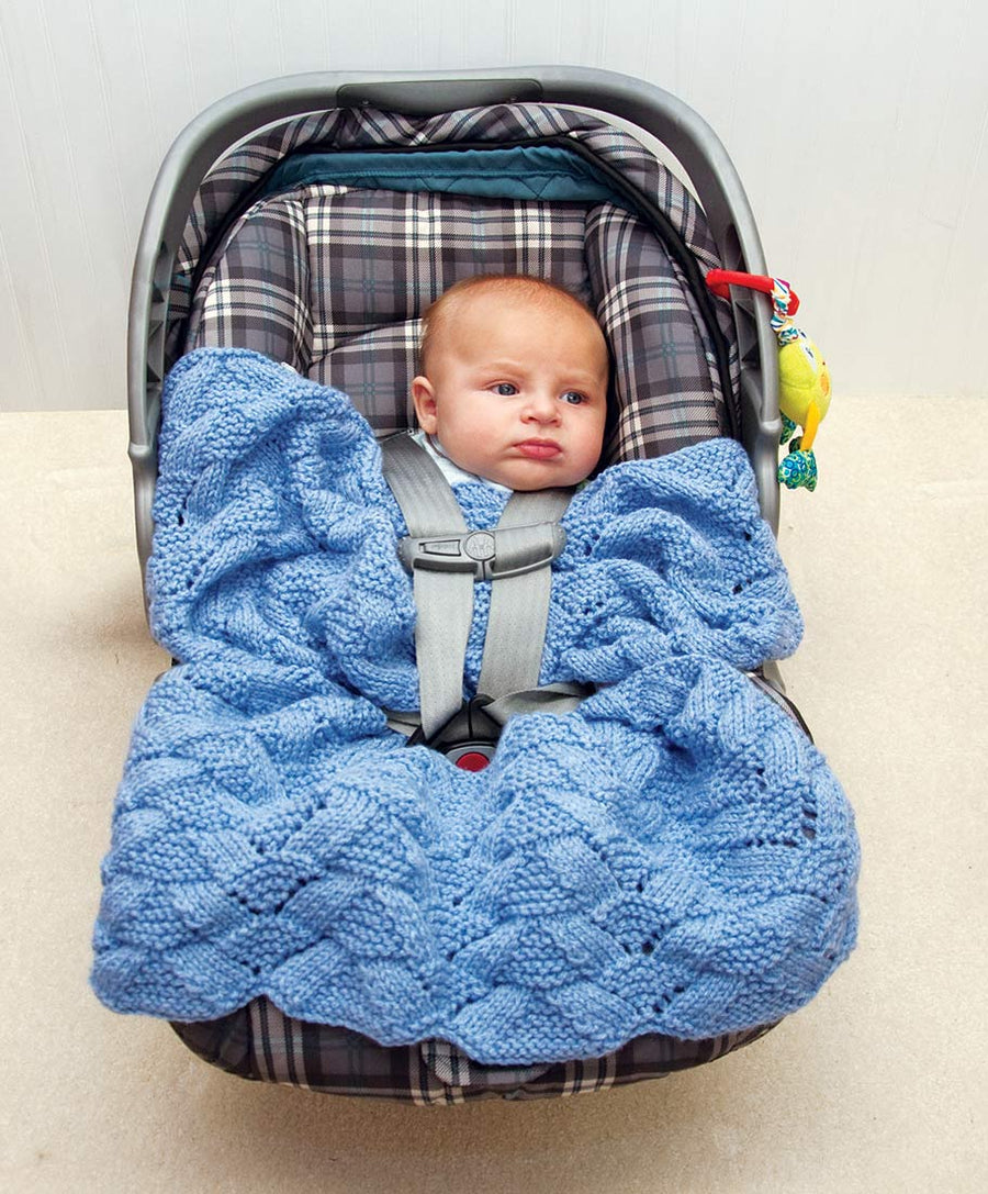 Car Seat Blankie Pattern – Mary Maxim