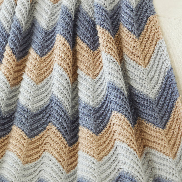 Knit or Crochet Ripple Afghan – Mary Maxim