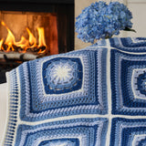 Delft Blue Afghan