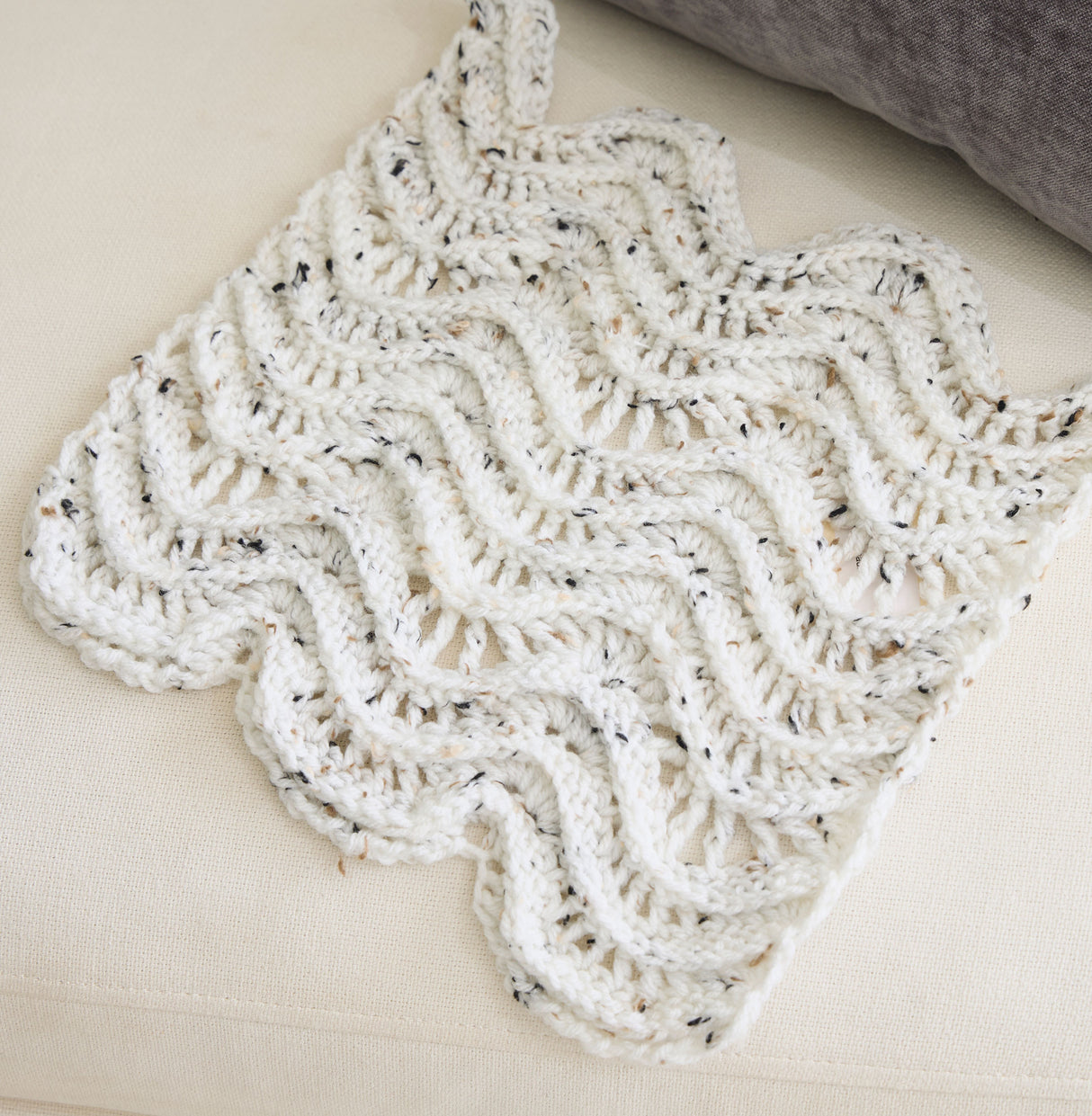 Lace Cascade Throw