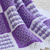 Slip Stitch Blocks Baby Blanket