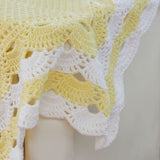 Lacy Scalloped Crochet Baby Blanket