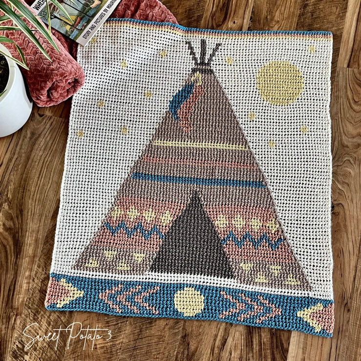 Boho Adventure Nursery Blanket