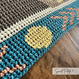 Boho Adventure Nursery Blanket