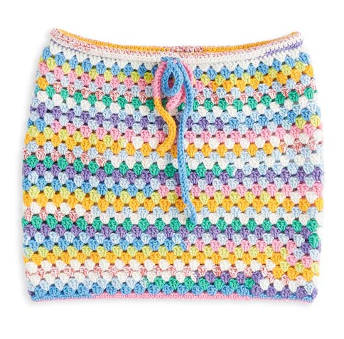 Free Granny Stitch Crochet Skirt Pattern