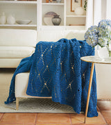 Free Lace Diamonds Throw Pattern