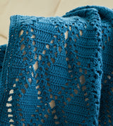 Free Lace Diamonds Throw Pattern