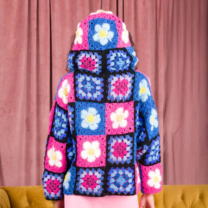 Free Flower Power Crochet Hoodie Pattern