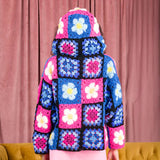 Free Flower Power Crochet Hoodie Pattern